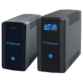 უწყვეტი კვების წყარო Tescom LEO+ 2000VA, 1320W, USB, RJ45, Black